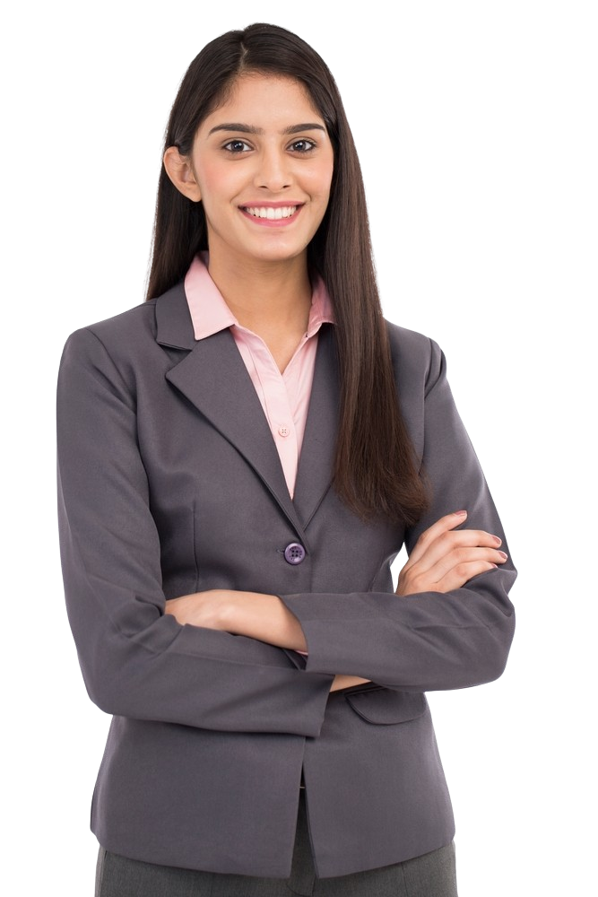 Professional businesswoman representing Tranzip's customer service