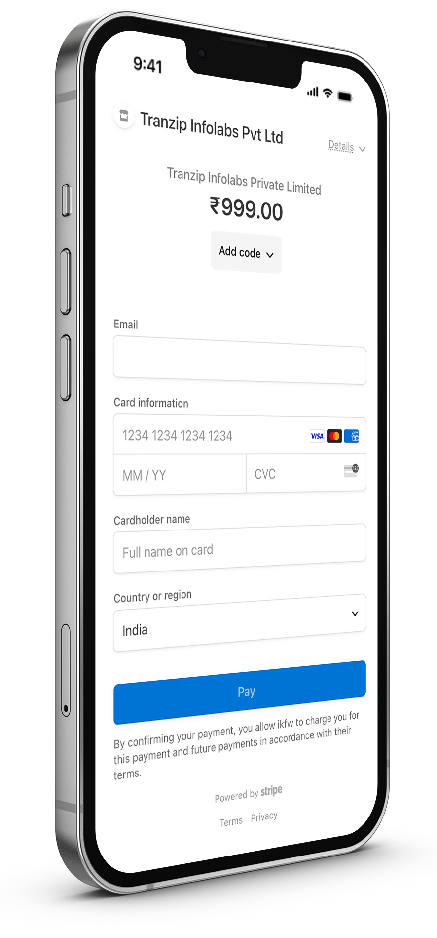 Tranzip Mobile App - Payment Gateway Integration Platform